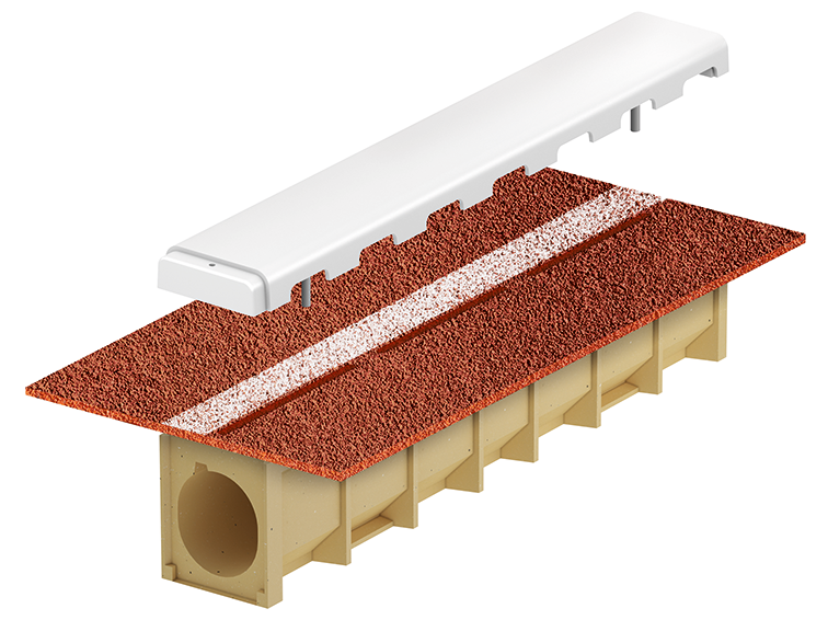 Sport System 1500 Track Trench Drainage