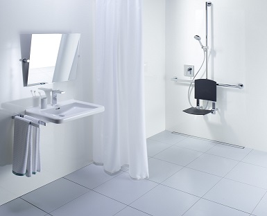 modern shower health care